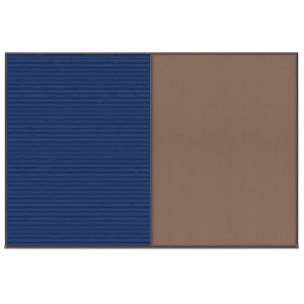 Enclosed Corkboard, 1 Door, 72"x48", 4" Fra